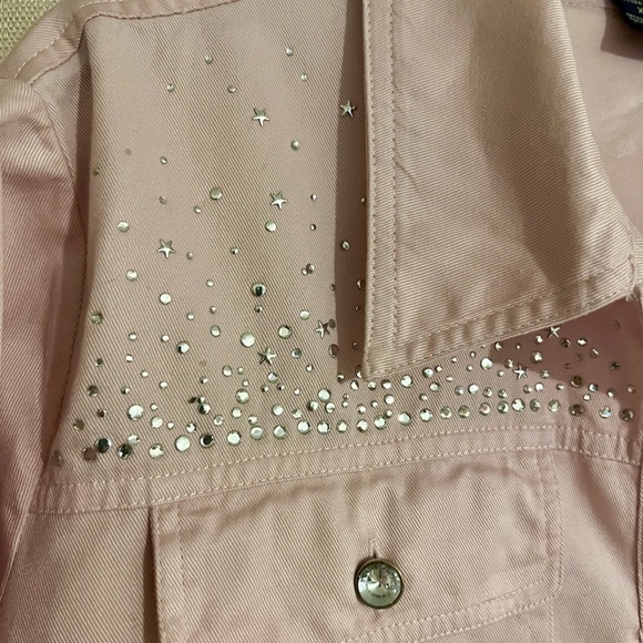 SML Sport Pink Embellished Button-Up Jacket – Size XXL - Picture 2 of 5